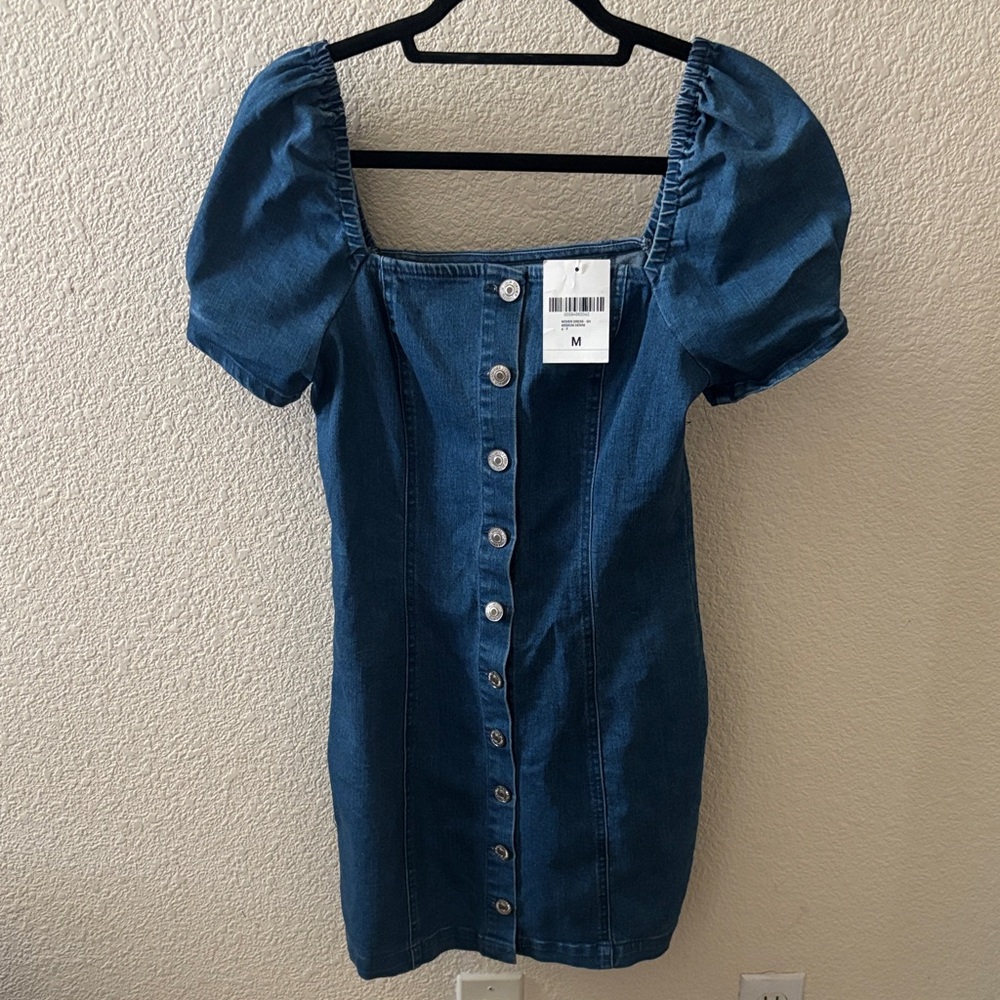 Forever 21 Blue Denim Mini Dress
